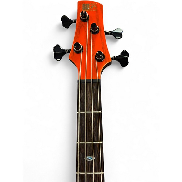 Used Ibanez Prestige MIJ SR4600 Orange Solar Flare Electric Bass Guitar