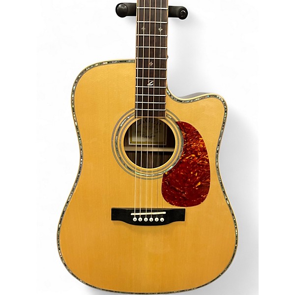 Used Zager ZAD900CE Natural Acoustic Electric Guitar
