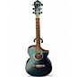 Used Ibanez AEWC32FM Blue Burst Acoustic Electric Guitar thumbnail
