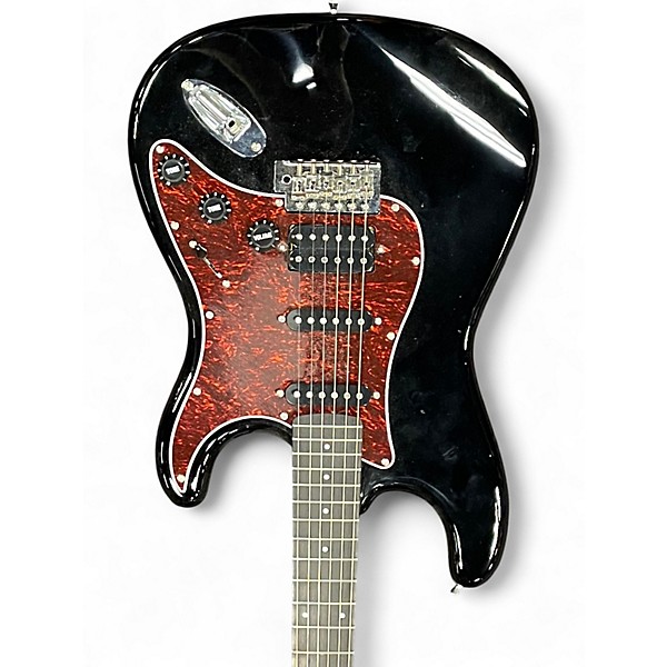 Used Donner DESIGNER SERIES Black Solid Body Electric Guitar