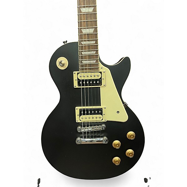Used Epiphone Les Paul Classic Black and White Solid Body Electric Guitar