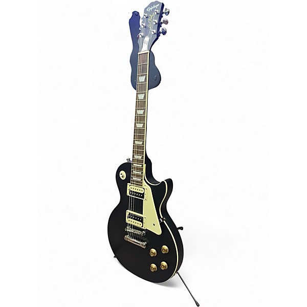 Used Epiphone Les Paul Classic Black and White Solid Body Electric Guitar
