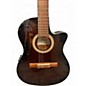 Used Ibanez GA35TCE-DVS BLACK Classical Acoustic Electric Guitar
