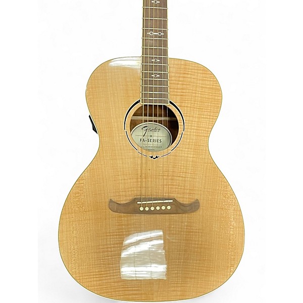 Used Fender FA-235E Natural Acoustic Electric Guitar