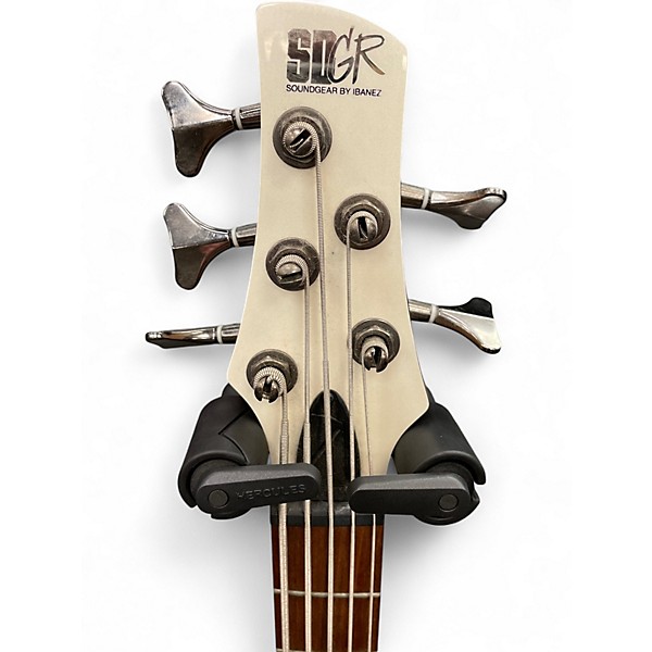 Used Ibanez SDGR Alpine White Electric Bass Guitar