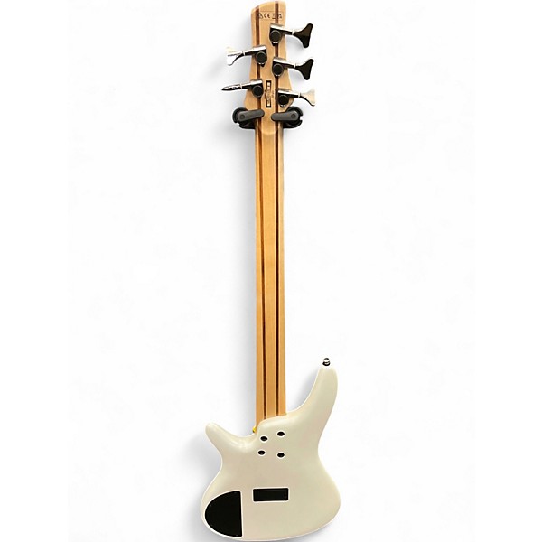 Used Ibanez SDGR Alpine White Electric Bass Guitar