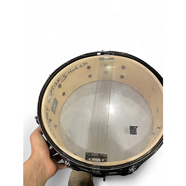 Used Pearl 14X6 SST Limited Edition Snare Black Drum