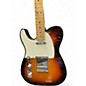 Used Fender Player Telecaster Left Handed 3 Color Sunburst Solid Body Electric Guitar