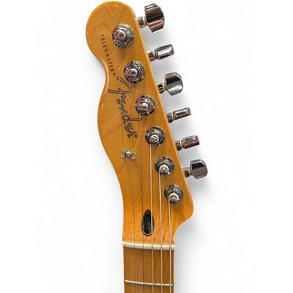 Used Fender Player Telecaster Left Handed 3 Color Sunburst Solid Body Electric Guitar