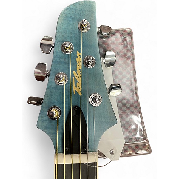 Used Ibanez talman tcm50 Faded Blue Jean Acoustic Electric Guitar