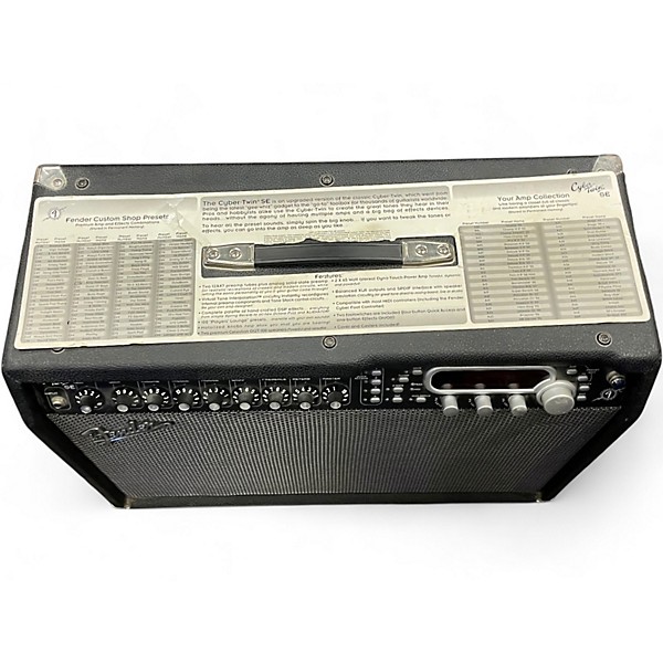 Used Fender Cybertwin SE 65W 2x12 Guitar Combo Amp