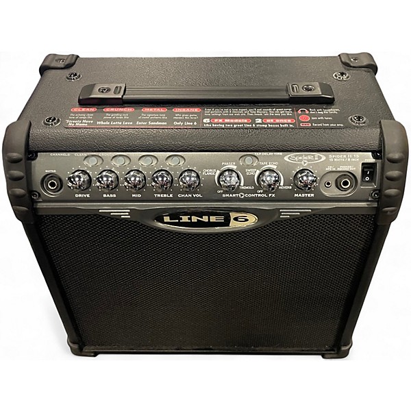 Used Line 6 Spider II 15 1X8 15W Guitar Combo Amp