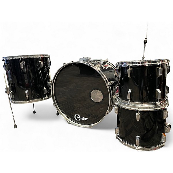 Used TAMA 4 Piece Rockstar Black Drum Kit