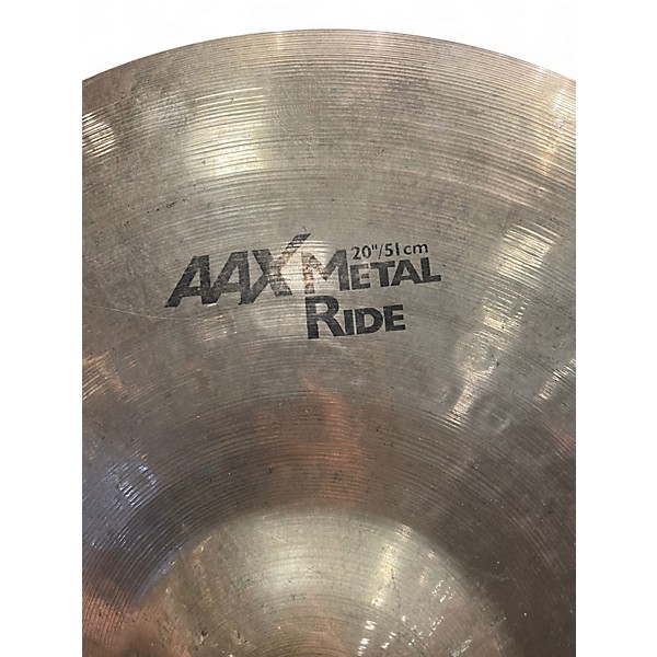 Used SABIAN 20in AAX Metal Ride Brilliant Cymbal