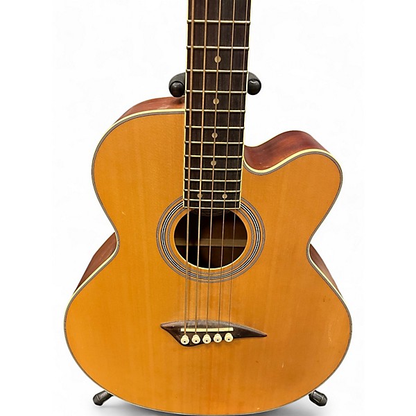 Used Dean EABC 5 String Natural Acoustic Bass Guitar