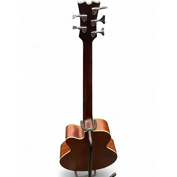 Used Dean EABC 5 String Natural Acoustic Bass Guitar