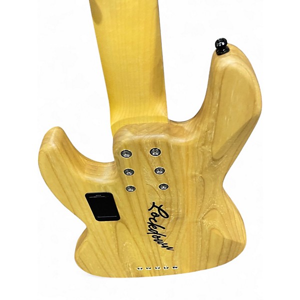 Used Harley Benton 5 string bass Natural Electric Bass Guitar