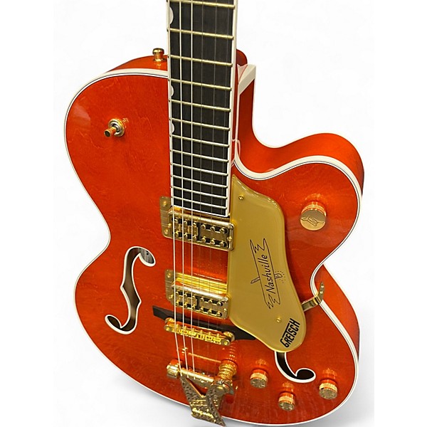 Used Gretsch Guitars Pro Nashville Orange Hollow Body Electric Guitar