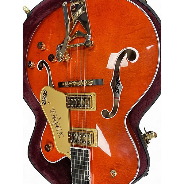 Used Gretsch Guitars Pro Nashville Orange Hollow Body Electric Guitar