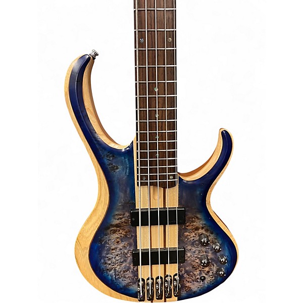 Used Ibanez BTB845B STANDARD BLUE BURST LOW GLOSS Electric Bass Guitar