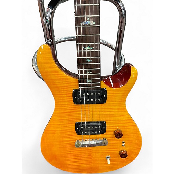 Used PRS SE22 PAULS GUITAR Amber TRANS Solid Body Electric Guitar