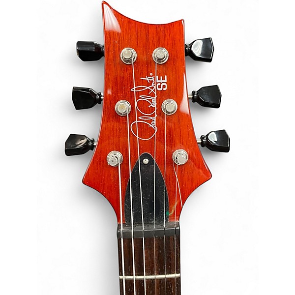 Used PRS SE22 PAULS GUITAR Amber TRANS Solid Body Electric Guitar