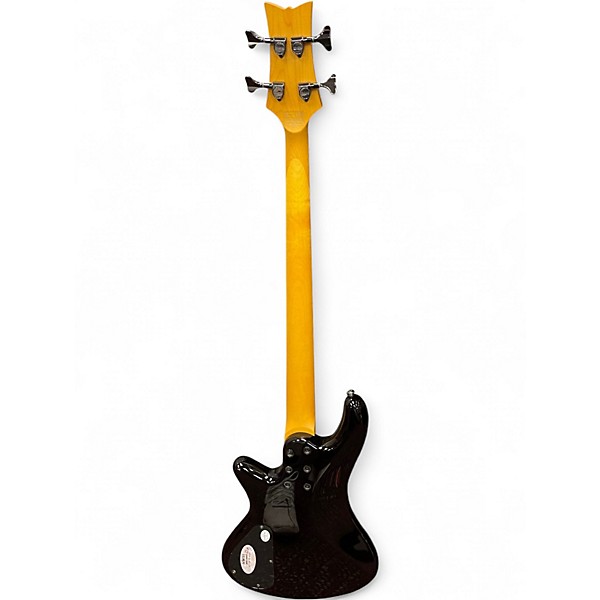 Used Schecter Guitar Research STILETTO EXTREME 4 Cherry Sunburst Electric Bass Guitar