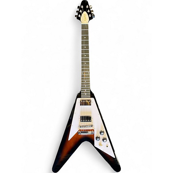Used Epiphone Flying V Tobacco Sunburst Solid Body Electric Guitar