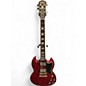 Used 2013 Epiphone SG Standard Worn Cherry Solid Body Electric Guitar thumbnail