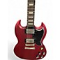 Used 2013 Epiphone SG Standard Worn Cherry Solid Body Electric Guitar