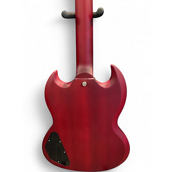 Used 2013 Epiphone SG Standard Worn Cherry Solid Body Electric Guitar