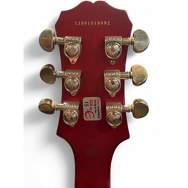 Used 2013 Epiphone SG Standard Worn Cherry Solid Body Electric Guitar