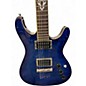 Used Ibanez SZ520QM Trans Blue Solid Body Electric Guitar
