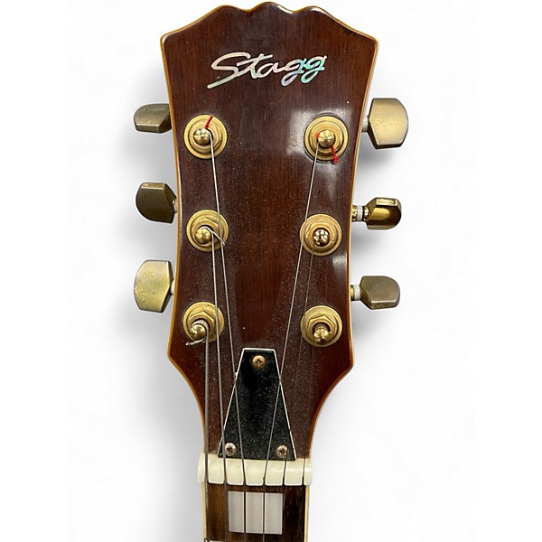 Used Stagg A300 Natural Hollow Body Electric Guitar