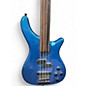 Used Rogue LX200B Series III Metallic Blue Electric Bass Guitar