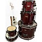 Used SPL 5 Piece Unity 5 piece Metallic Red Drum Kit thumbnail