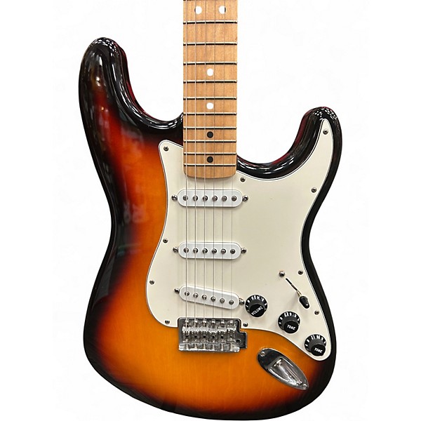 Used Fender Standard Stratocaster Sunburst Solid Body Electric Guitar