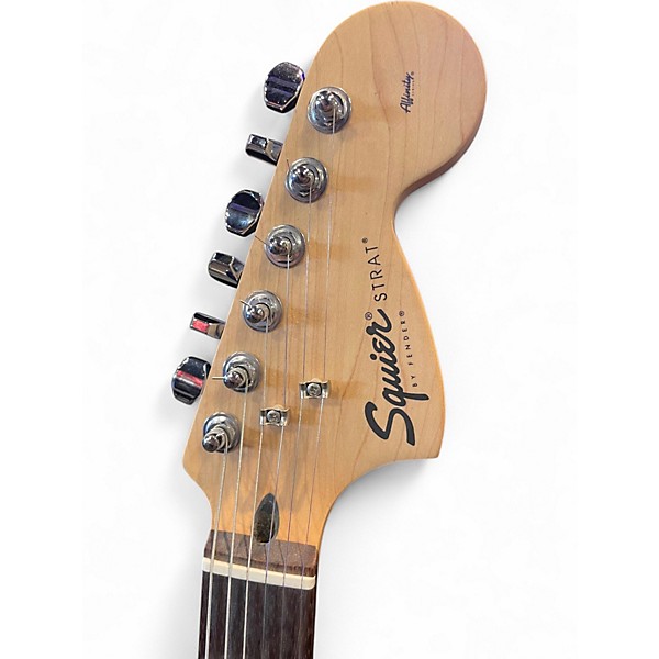 Used 2002 Squier 20TH ANNIVERSARY AFFINITY STRATOCASTER Black Solid Body Electric Guitar