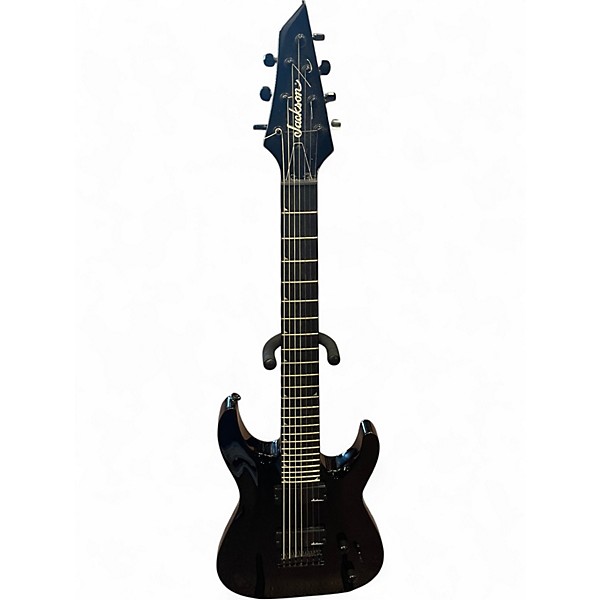 Used Jackson JS22-7 Dinky 7 String Flat Black Solid Body Electric Guitar