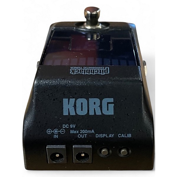 Used KORG PB01 Pitchblack Chromatic Tuner Pedal