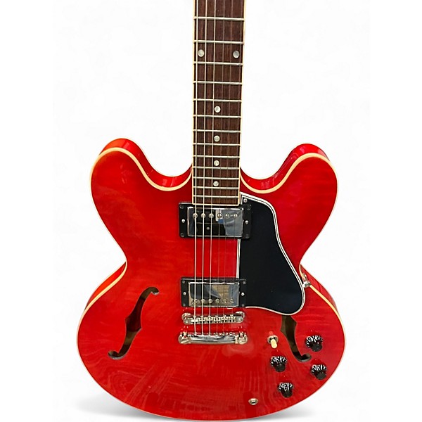 Used Gibson ES335 Cherry Hollow Body Electric Guitar