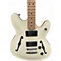 Used Squier Affinity Series Starcaster White Hollow Body Electric Guitar