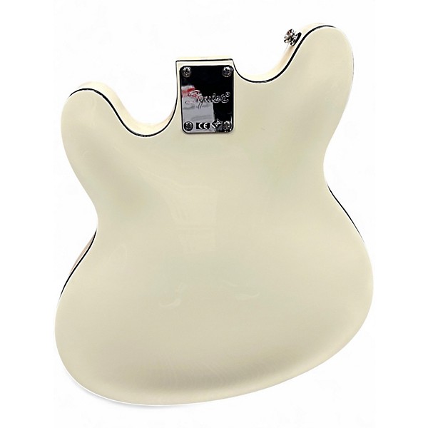 Used Squier Affinity Series Starcaster White Hollow Body Electric Guitar