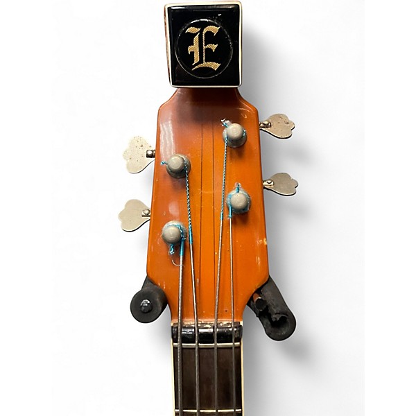 Vintage 1960s EKO Model 995 Violin Bass Natural Electric Bass Guitar