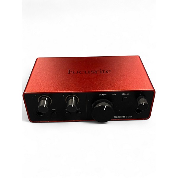 Used Focusrite Scarlett Solo GEN 4 Audio Interface