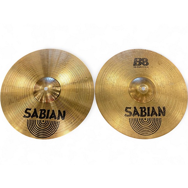 Used SABIAN 14in B8 Hi Hat Pair Cymbal