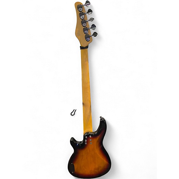Used Schecter Guitar Research Diamond Series P-4 3 Tone Sunburst Electric Bass Guitar