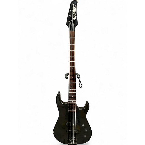 Used 1992 Hamer Chaparral Black Electric Bass Guitar