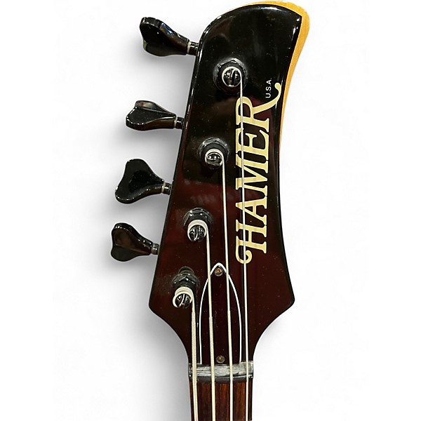 Used 1992 Hamer Chaparral Black Electric Bass Guitar