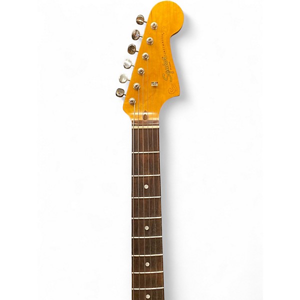 Used Squier Contemporary Jazzmaster 2 Color Sunburst Solid Body Electric Guitar